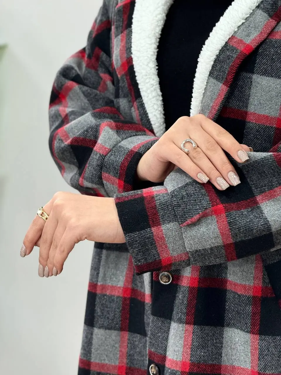 پالتو پشمی داخل تدی کلاهدار پردیس